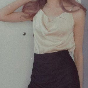 SHEIN Cowl Neck Cami Top